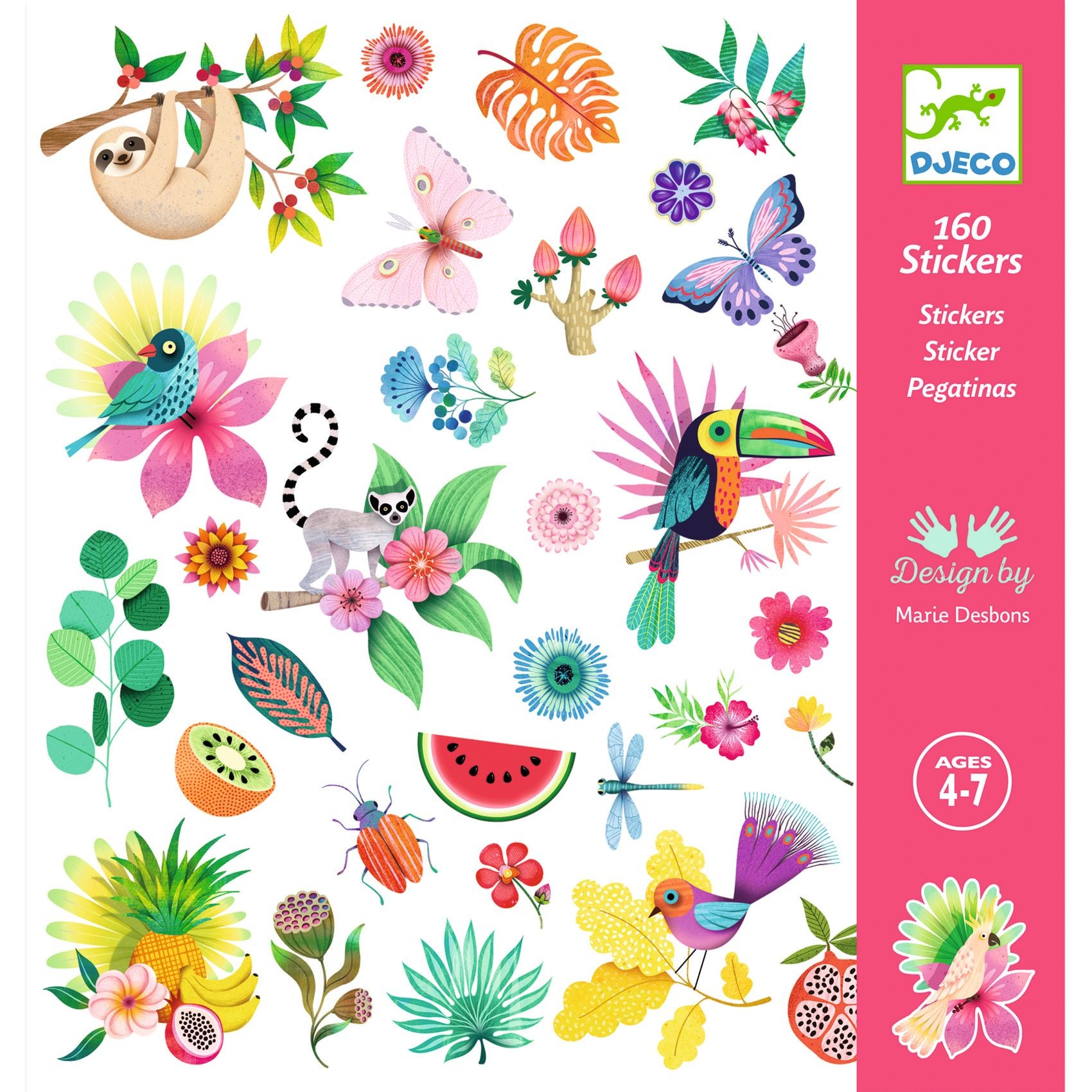 160 Stickers Paradise Djeco