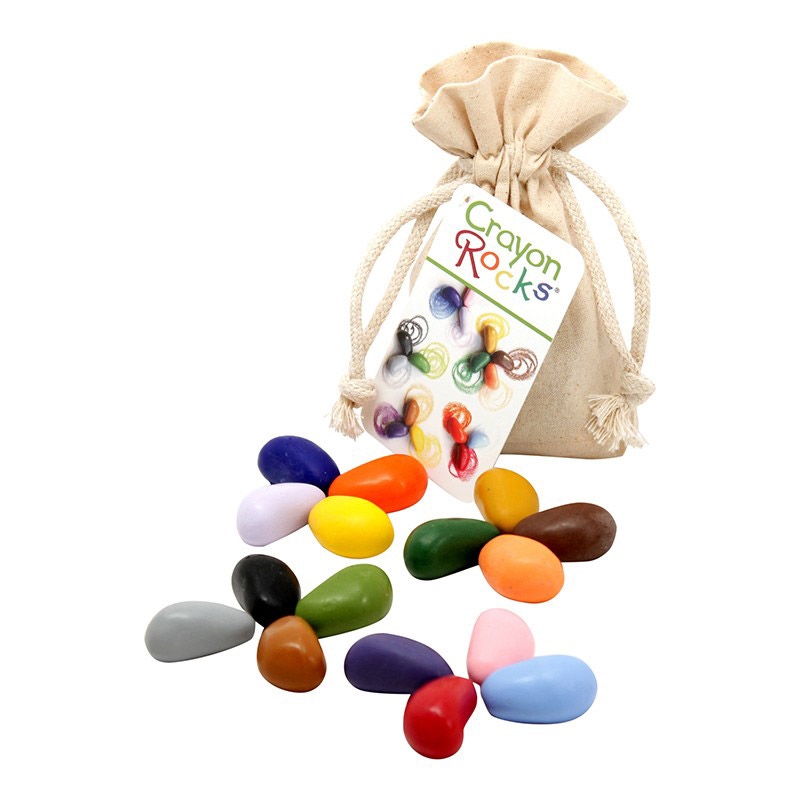 16 Couleurs Crayons Cailloux Sachet Coton Mousseline Crayon Rocks