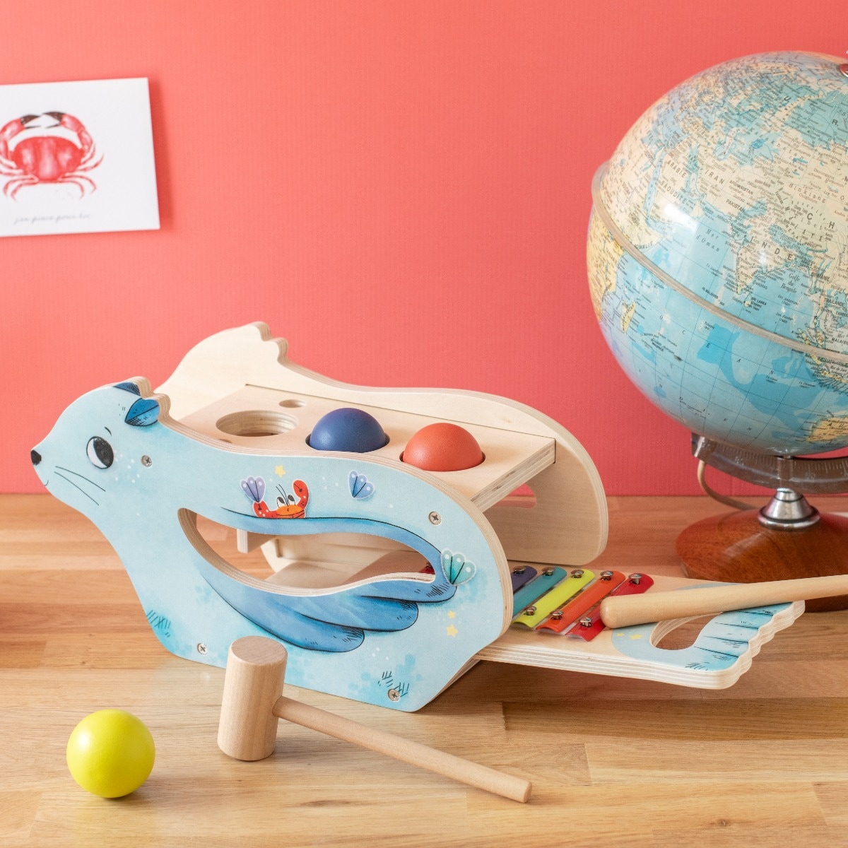 Tap-tap métallophone Les aventures de Paulie Moulin Roty