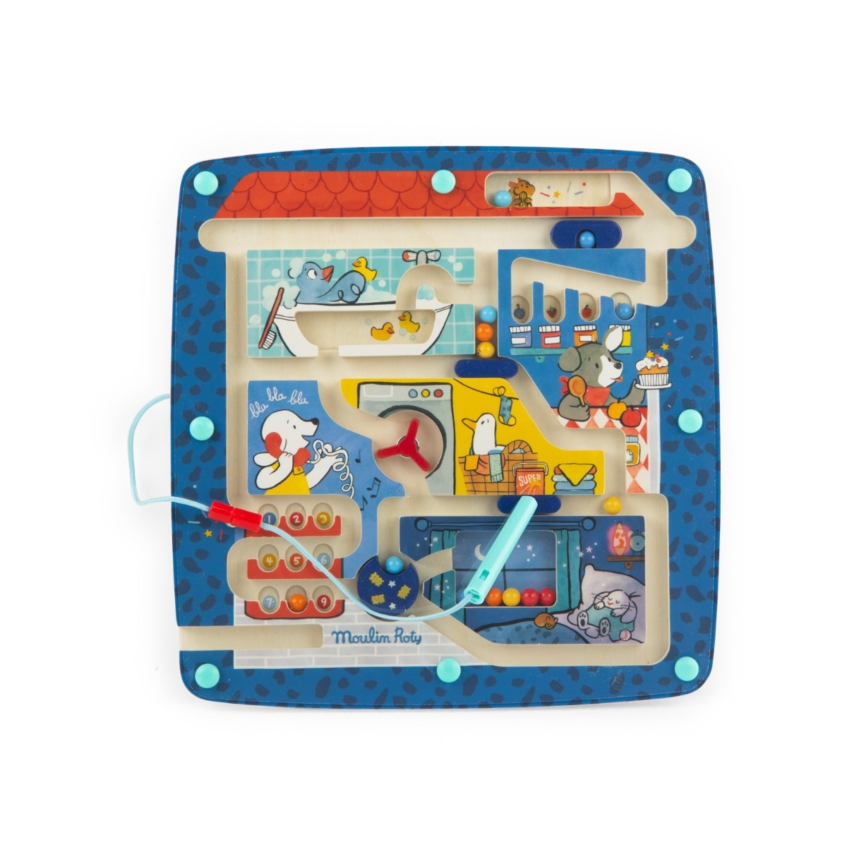 Labyrinthe magnétique Puce & Pilou Moulin Roty