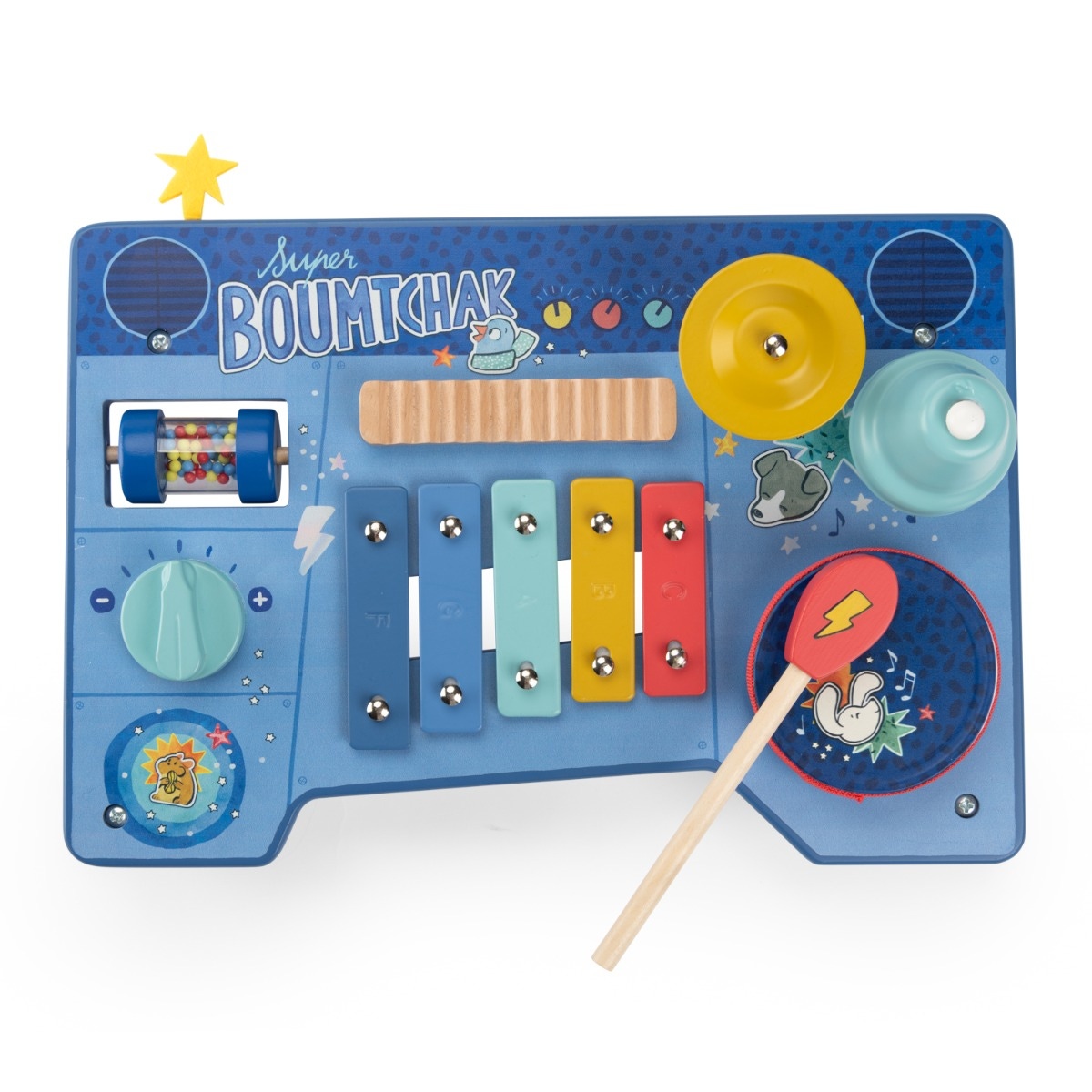 Table multi-activités musicale Puce & Pilou Moulin Roty