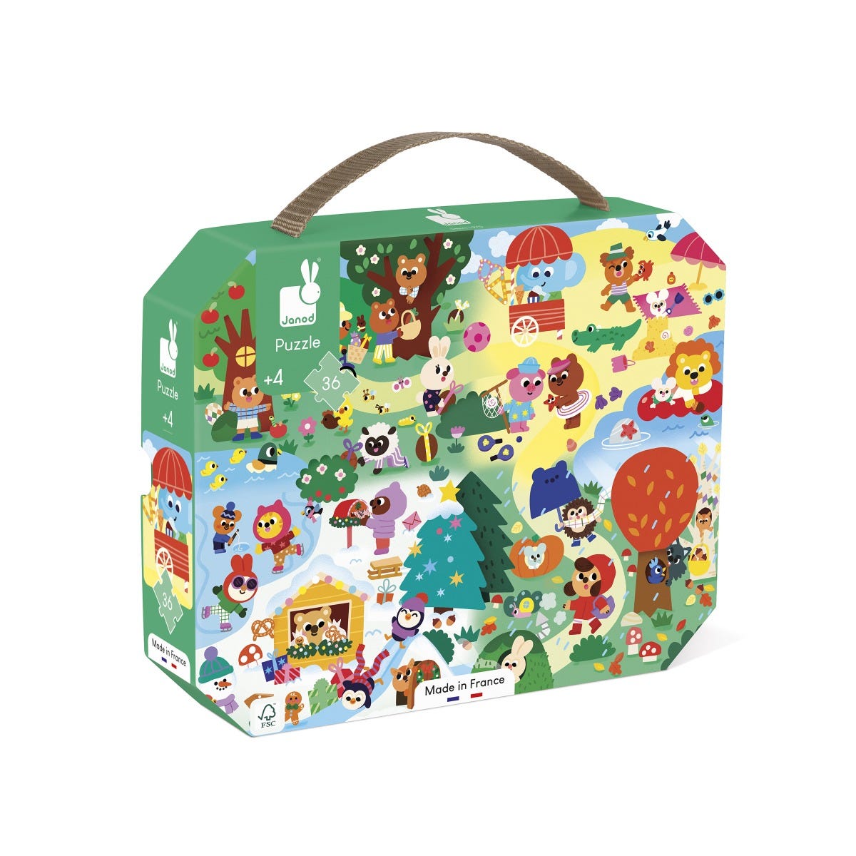 Puzzle les saisons 36 pcs Janod
