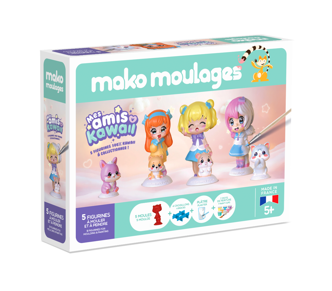 Moulages Mes amis Kawaii Mako Moulages