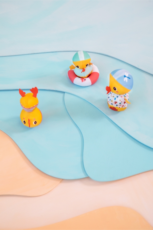 3 Canards au bord de l'eau Lilliputiens