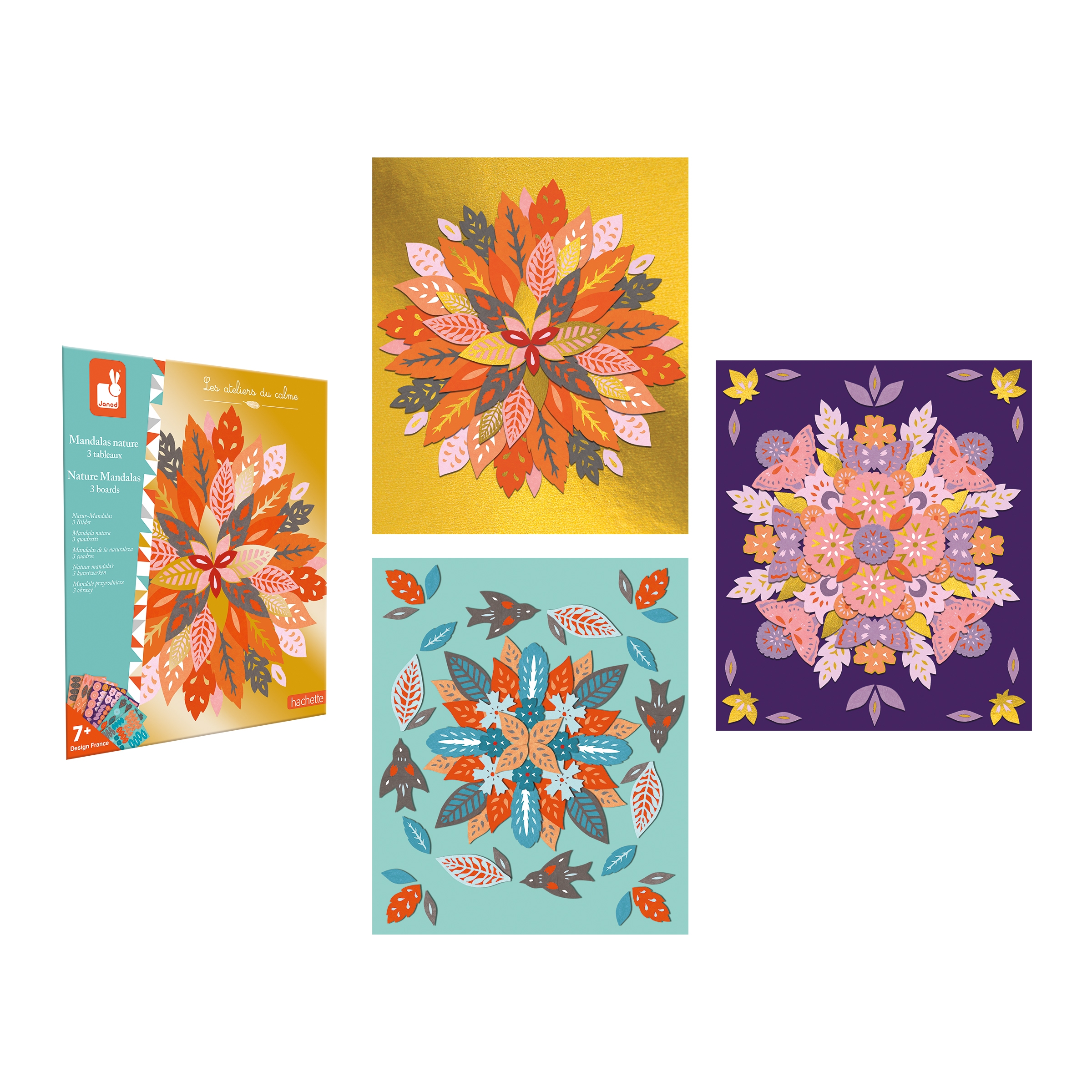 3 Mandalas nature Janod