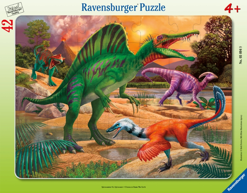 Ravensburger Puzzle Enfant Puzzle Cadre 30 48 p Le Spinosaure Dès 05094 - vue 2