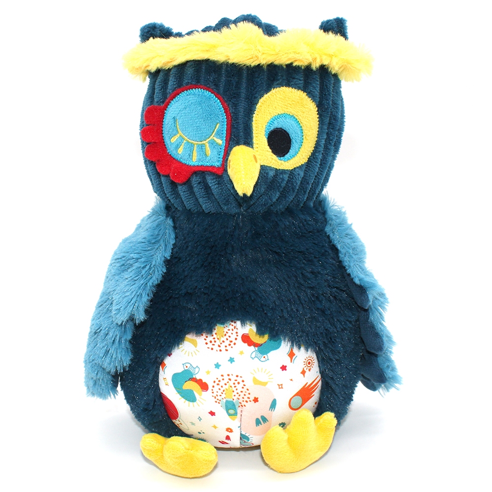Peluche Astros le hibou 23 cm Les Déglingos