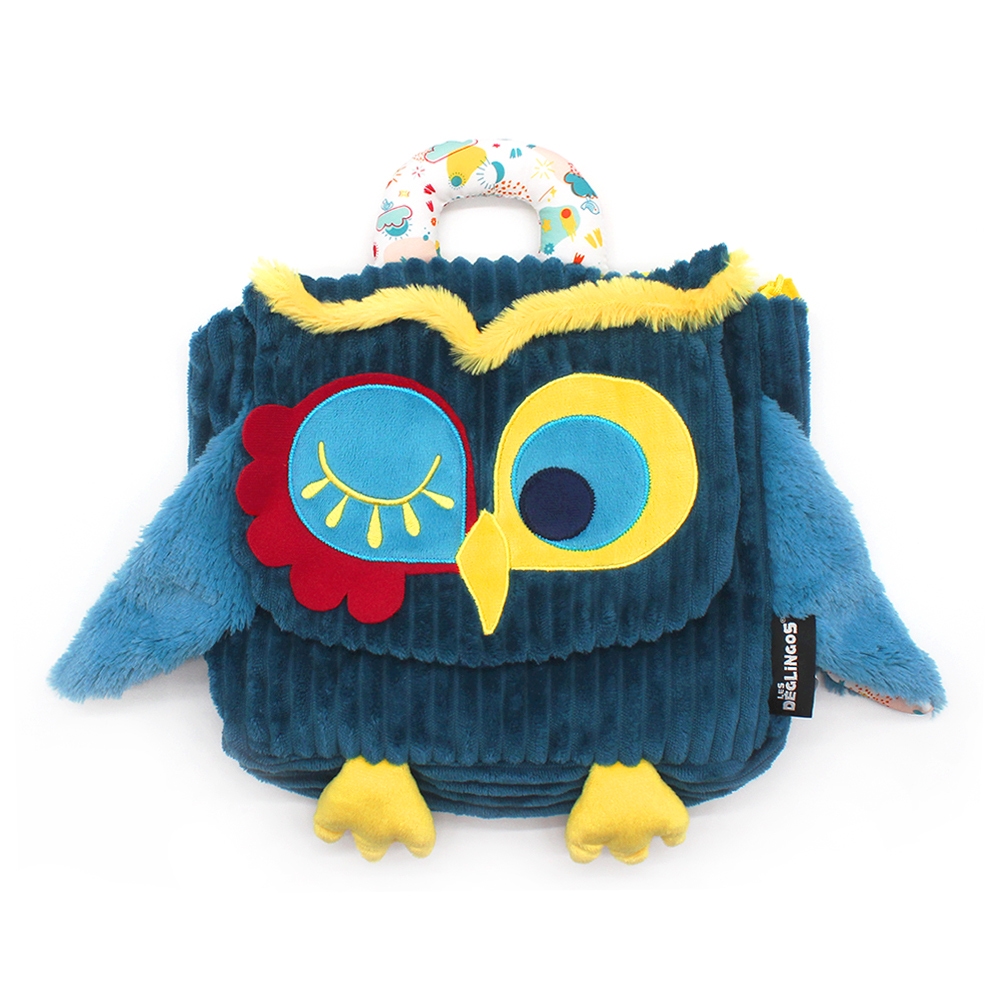 Sac à dos velours Astros le hibou Les Déglingos