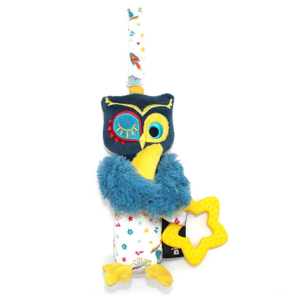 Peluche carillon Astros le hibou Les Déglingos