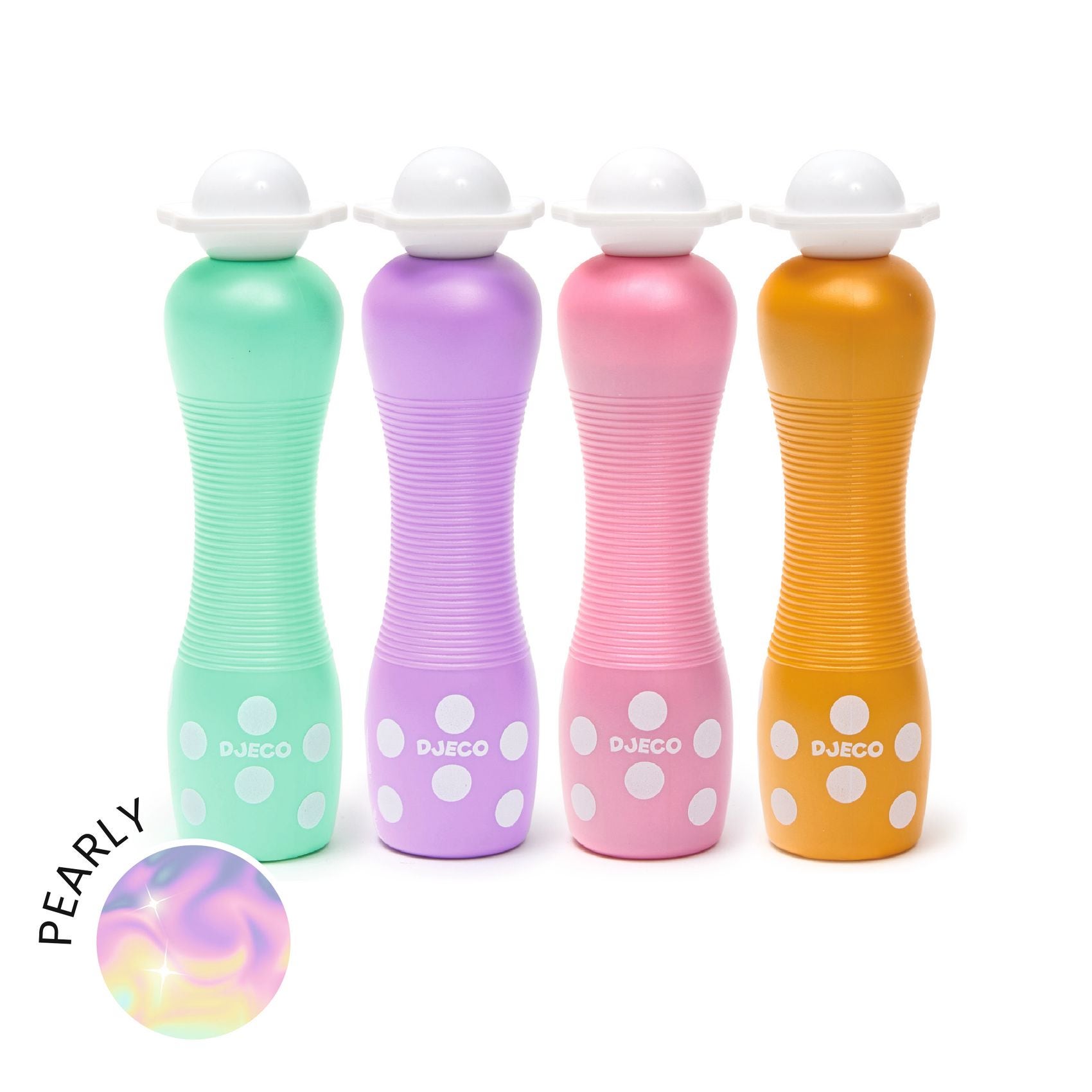 4 Feutres marqueurs mousse Pearly Djeco