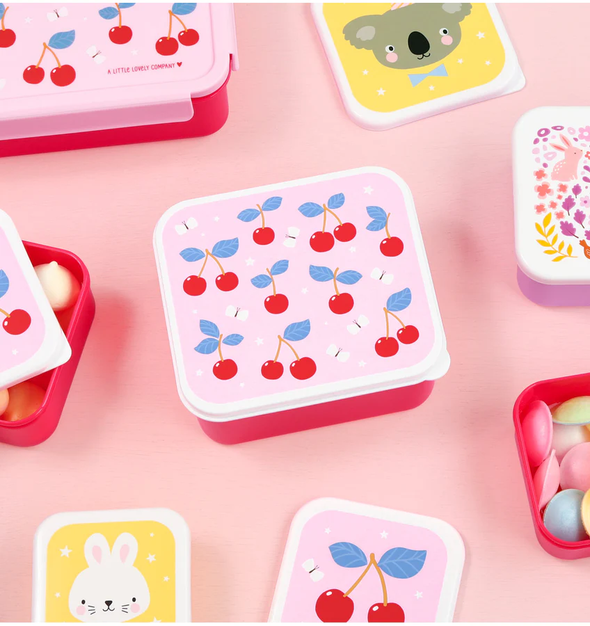 4 boites a gouter gigognes Cerises A Little Lovely Company