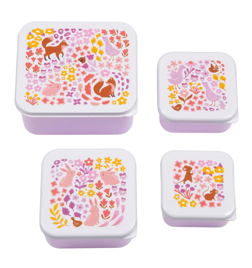 4 boites a gouter gigognes Fleurs A Little Lovely Company