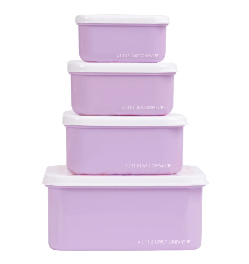 4 boites a gouter gigognes Fleurs A Little Lovely Company