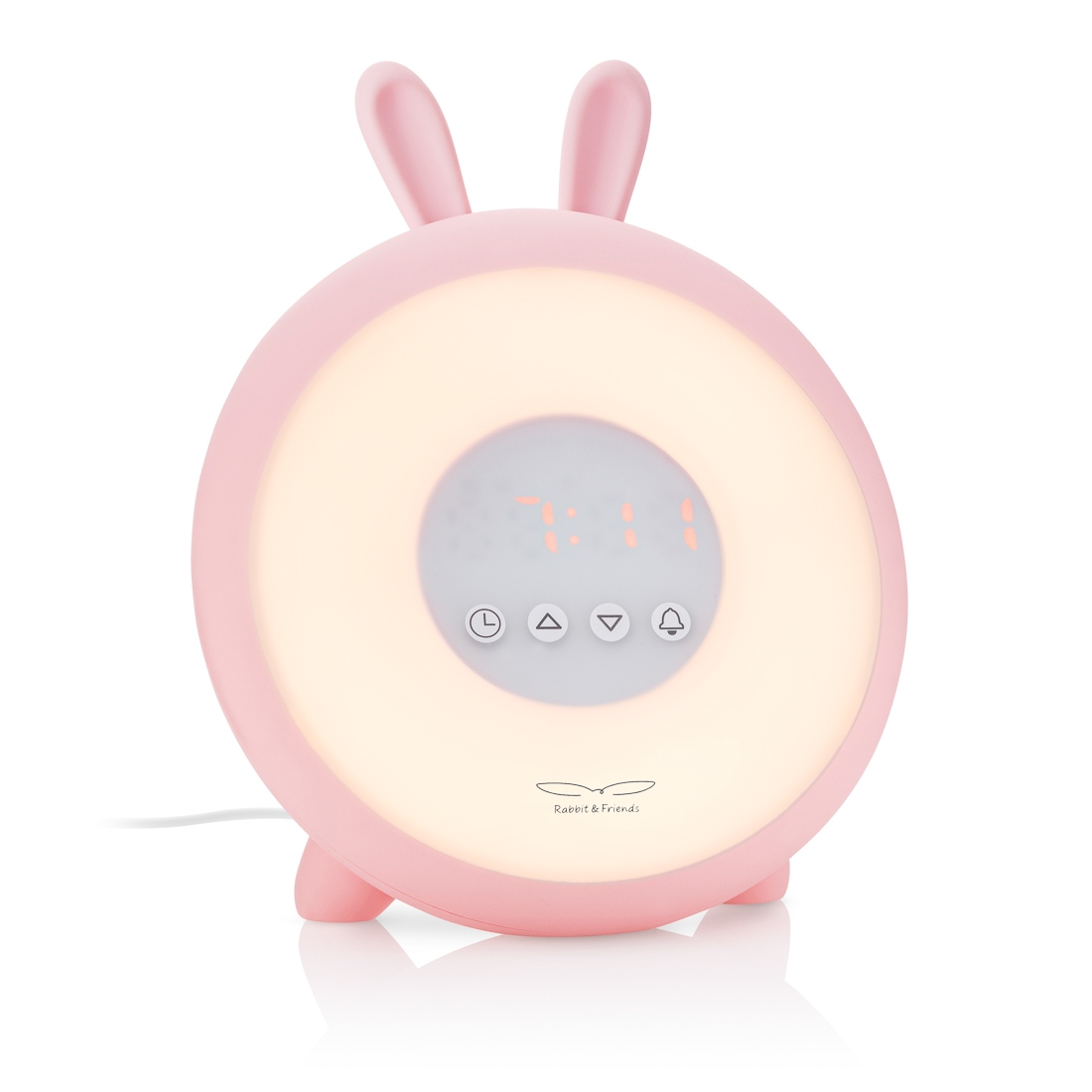 Réveil lapin rose Rabbit and Friends