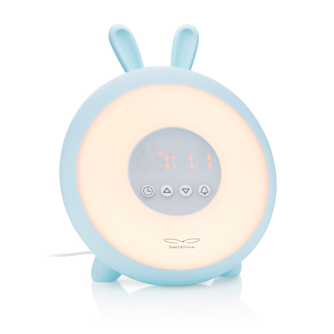 Réveil lapin bleu Rabbit and Friends