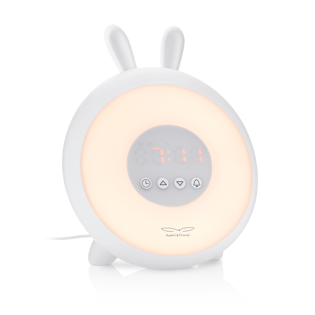 Réveil lapin blanc Rabbit and Friends
