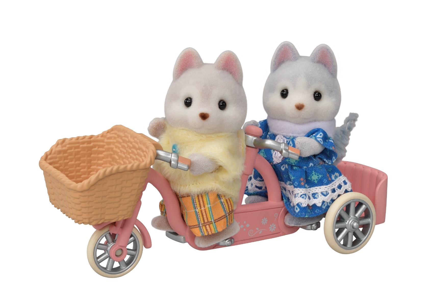 Les frères et sœurs Husky et leur tandem Sylvanian Families