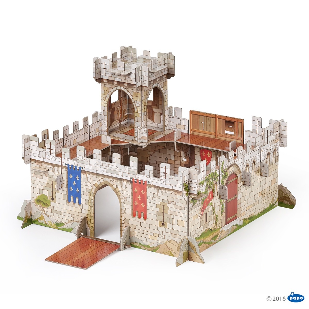Décor pour figurines Le Château Du Prince Philippe Papo