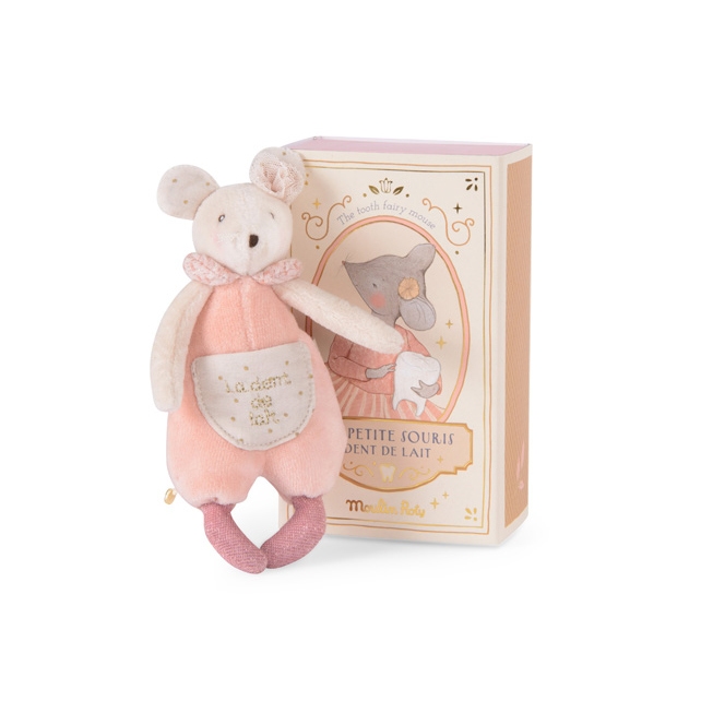 Peluche souris dent de lait La petite école de danse Moulin Roty