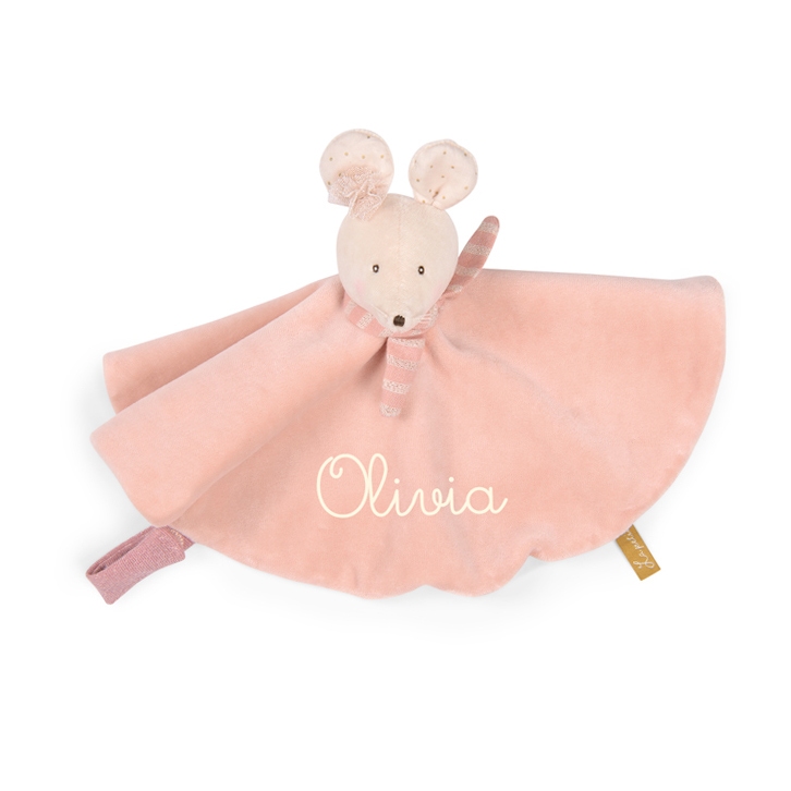 Doudou souris rose La petite école de danse Moulin Roty