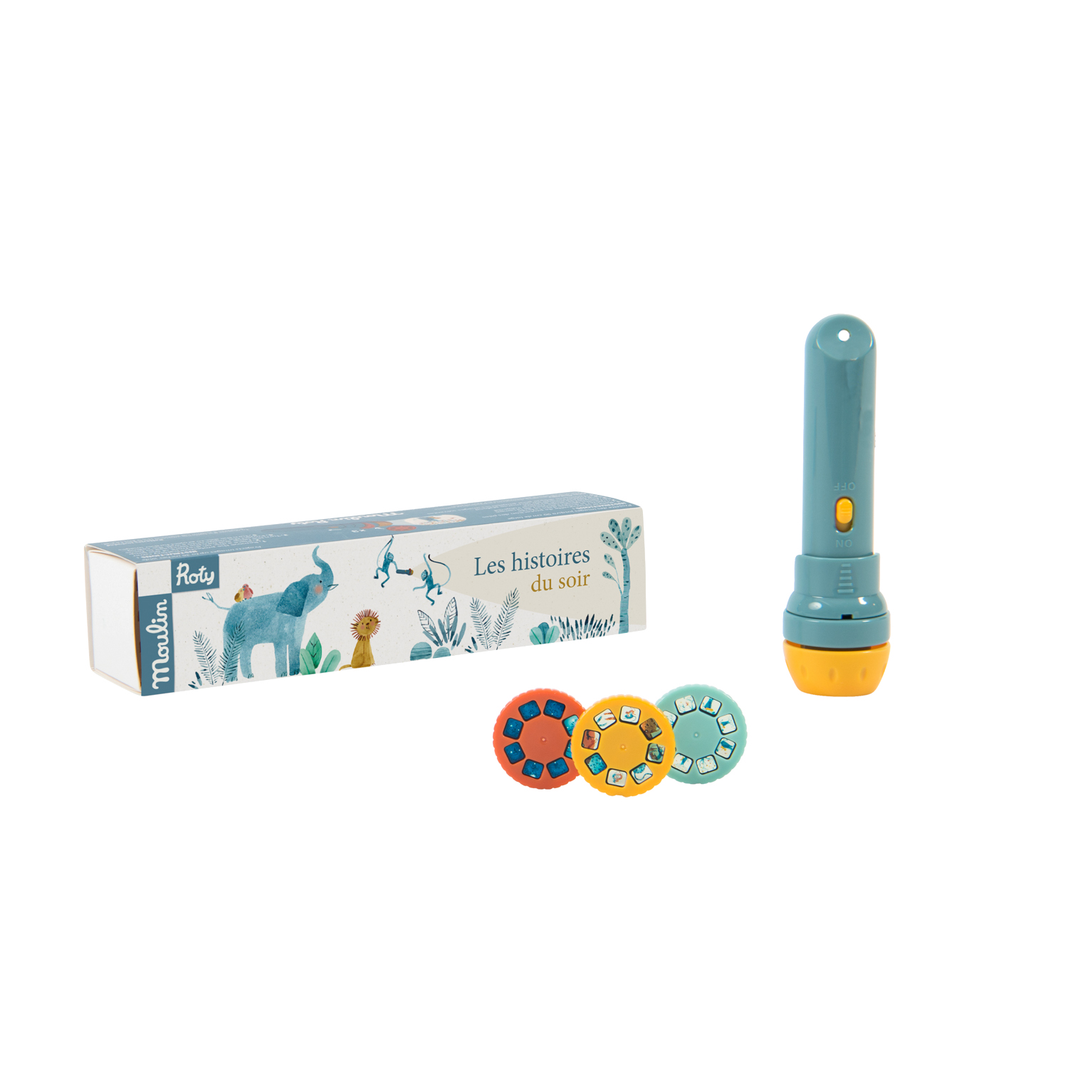 Lampe a histoires Sous mon baobab Moulin Roty