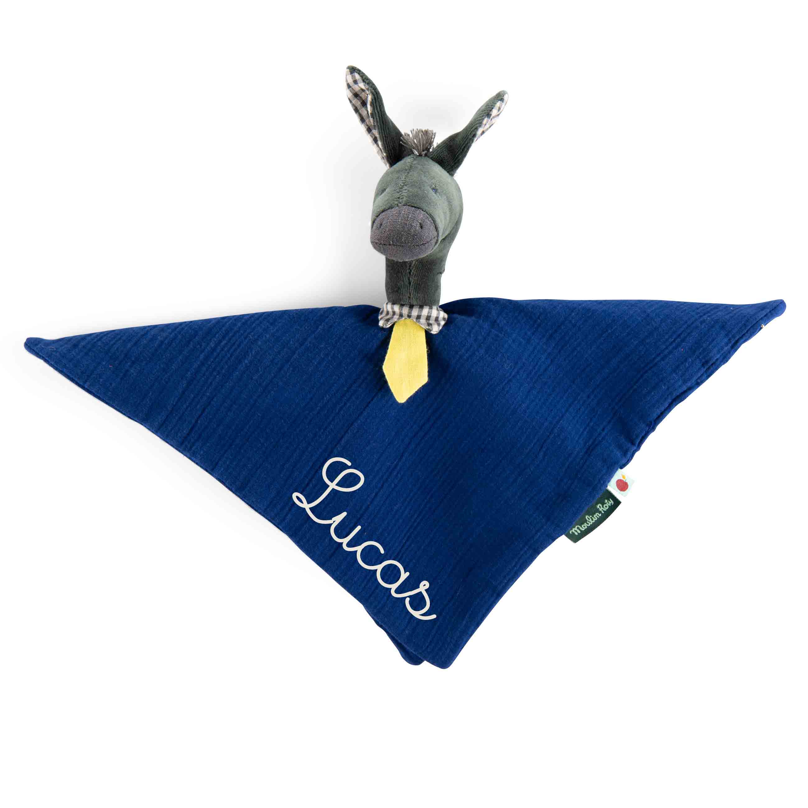 Doudou lange Anatole l'Ã¢ne Pomme des bois Moulin Roty