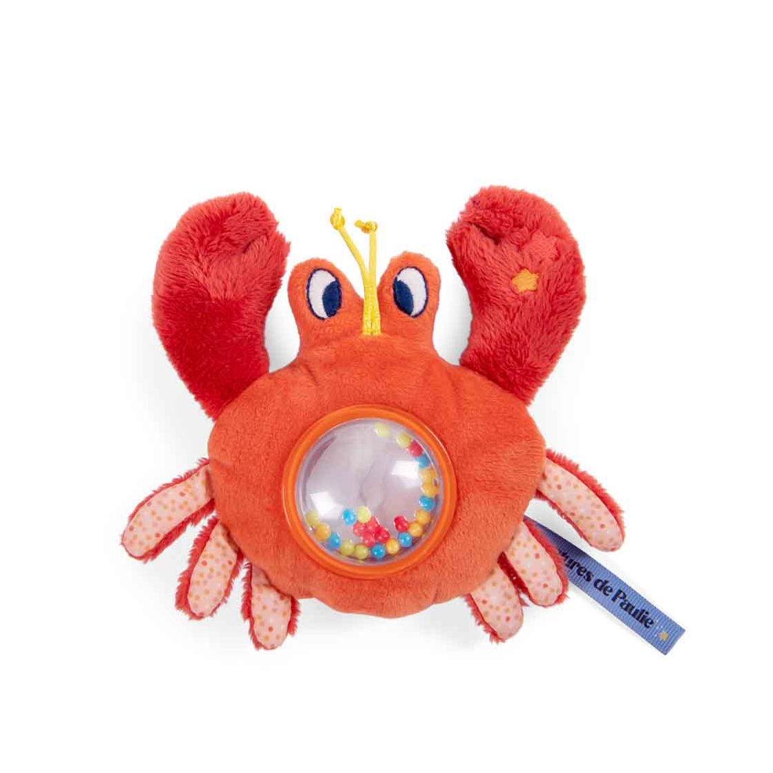Hochet billes crabe Les aventures de Paulie Moulin Roty