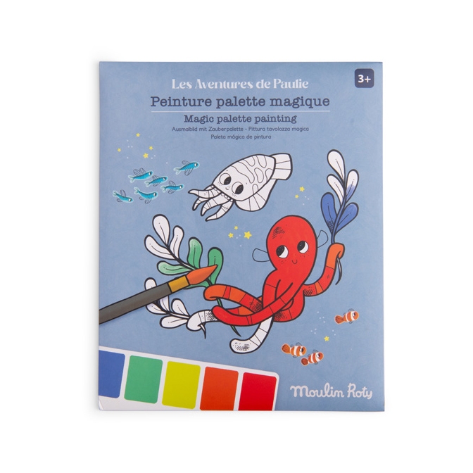 Peinture palette magique Les aventures de Paulie Moulin Roty
