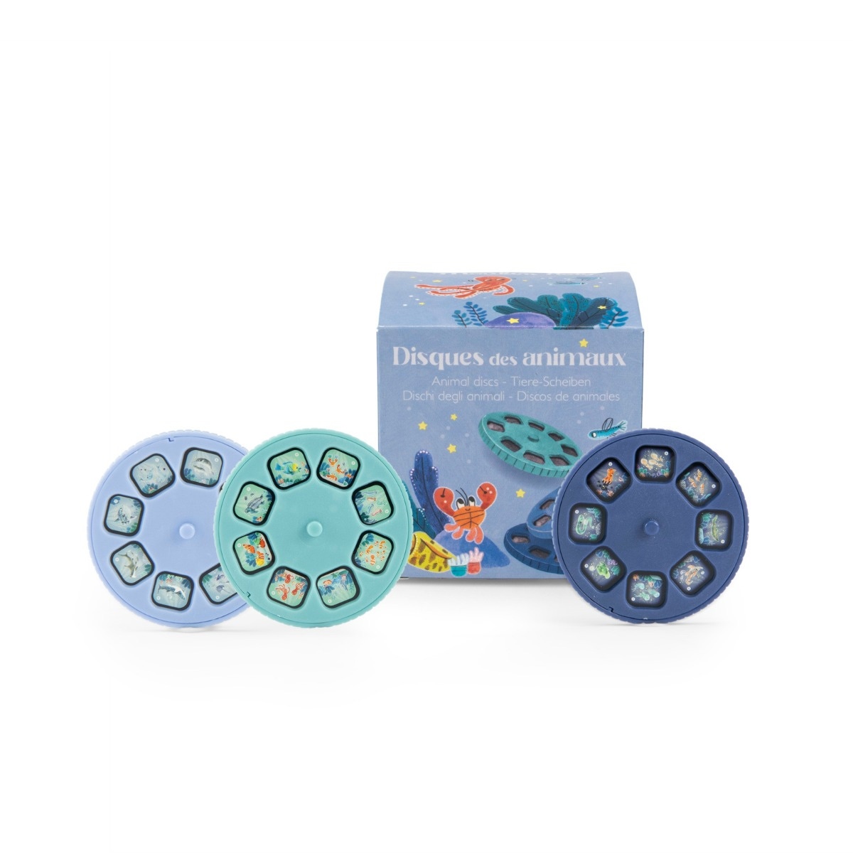 Boîte de 3 disques pour projecteur Les aventures de Paulie Moulin Roty