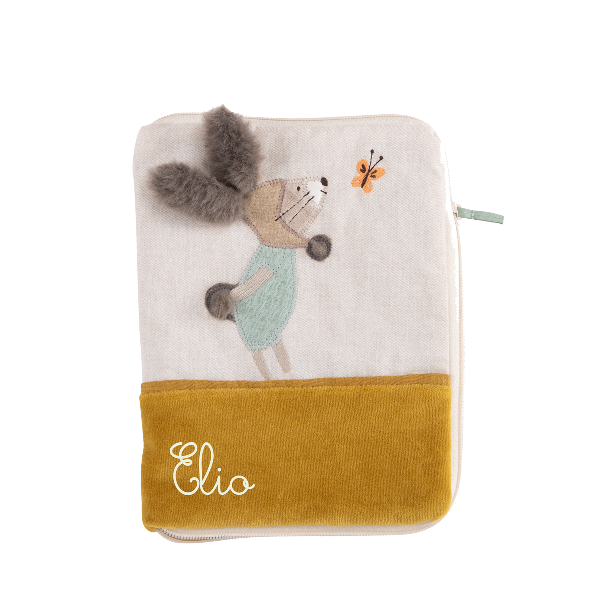 Protege carnet de sante Trois petits lapins Moulin Roty