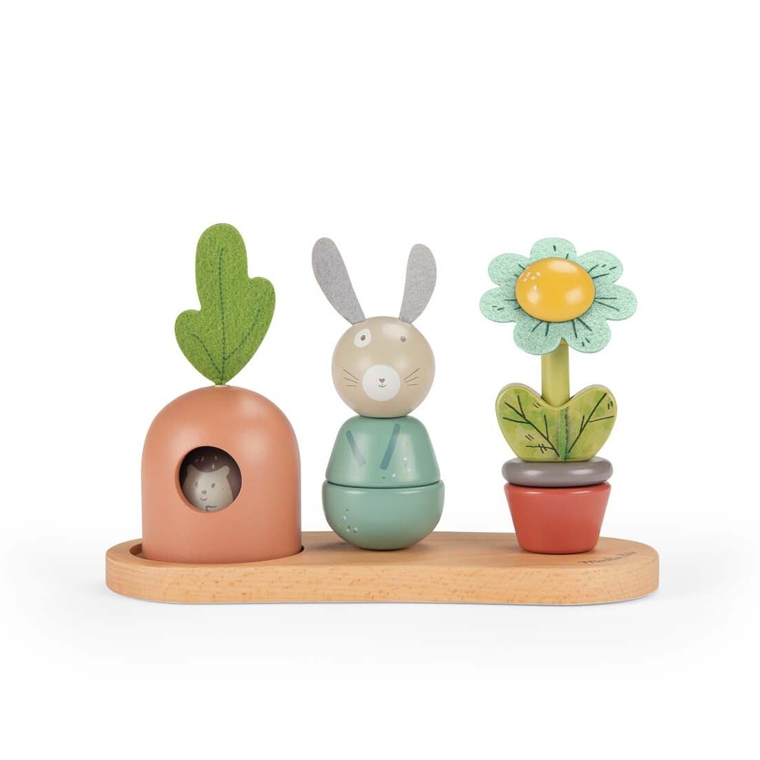 Empilable multi-activités Trois petits lapins Moulin Roty