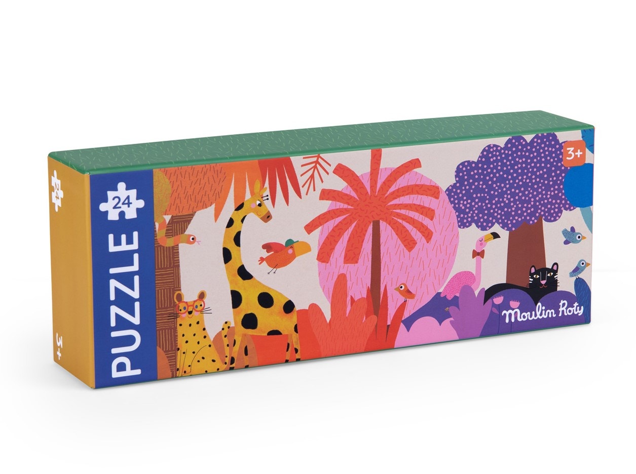 Puzzle La jungle 24 pcs Les Toupitis Moulin Roty