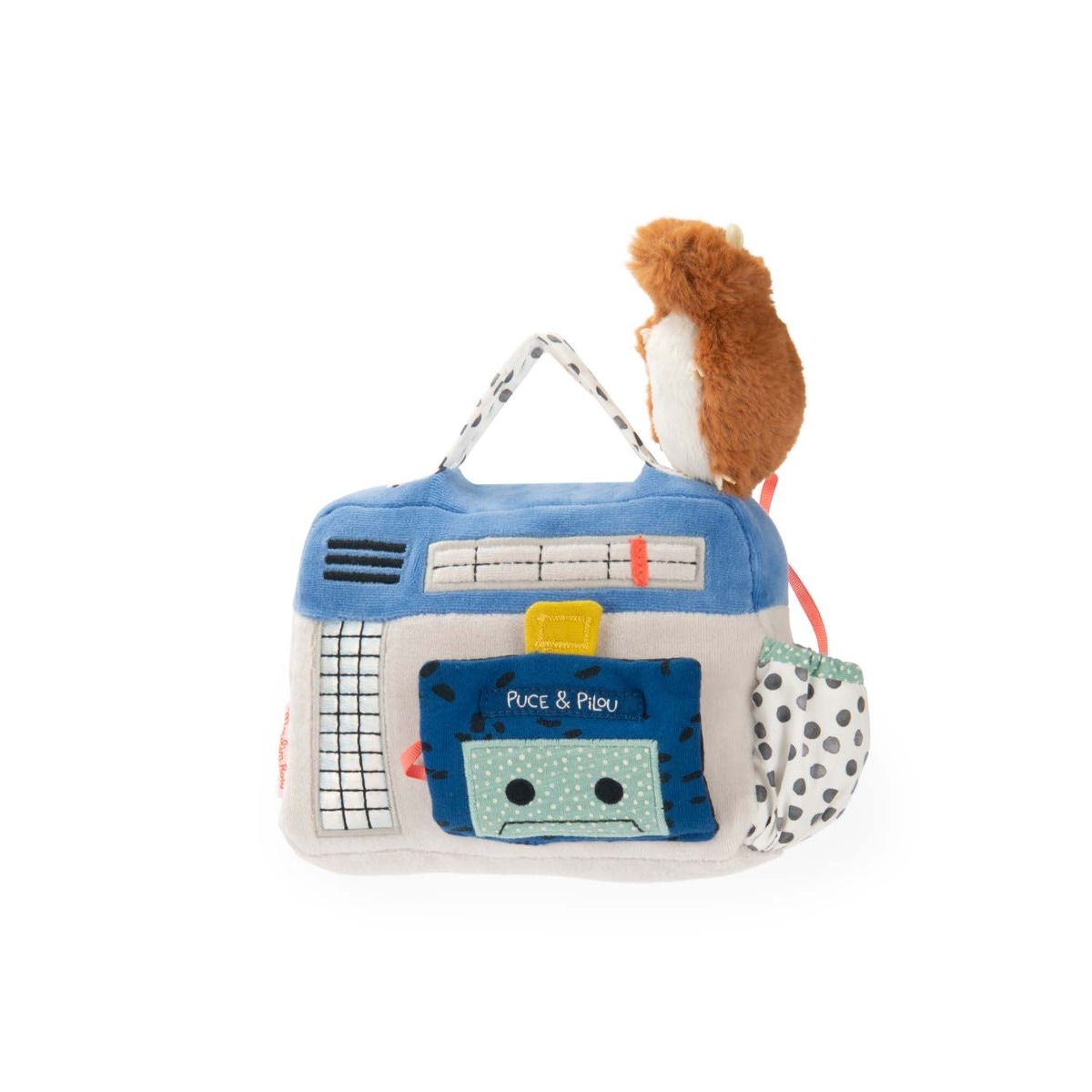 Peluche musicale Radio cassette Puce & Pilou Moulin Roty