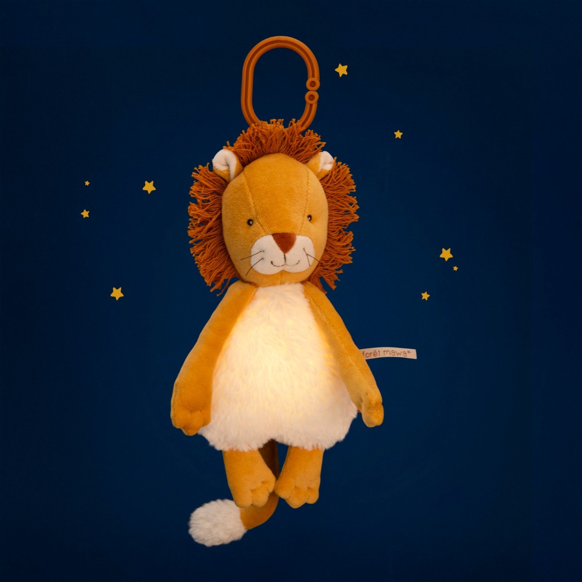 Peluche Lion lumineux Mamba La forêt Mawa Moulin Roty