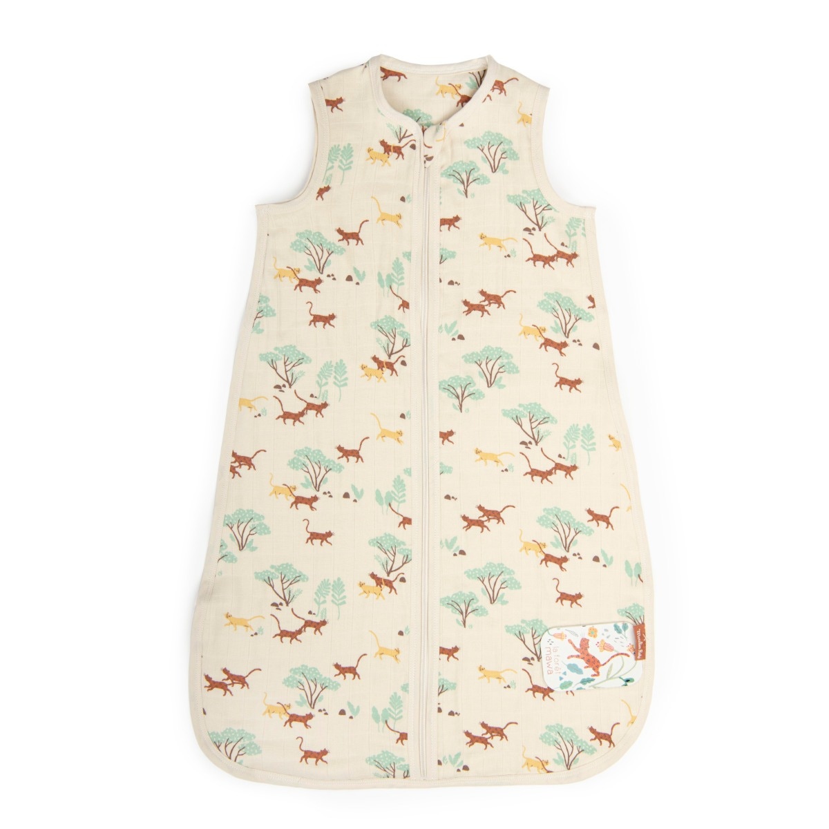 Gigoteuse été Félin 70 cm La forêt Mawa Moulin Roty