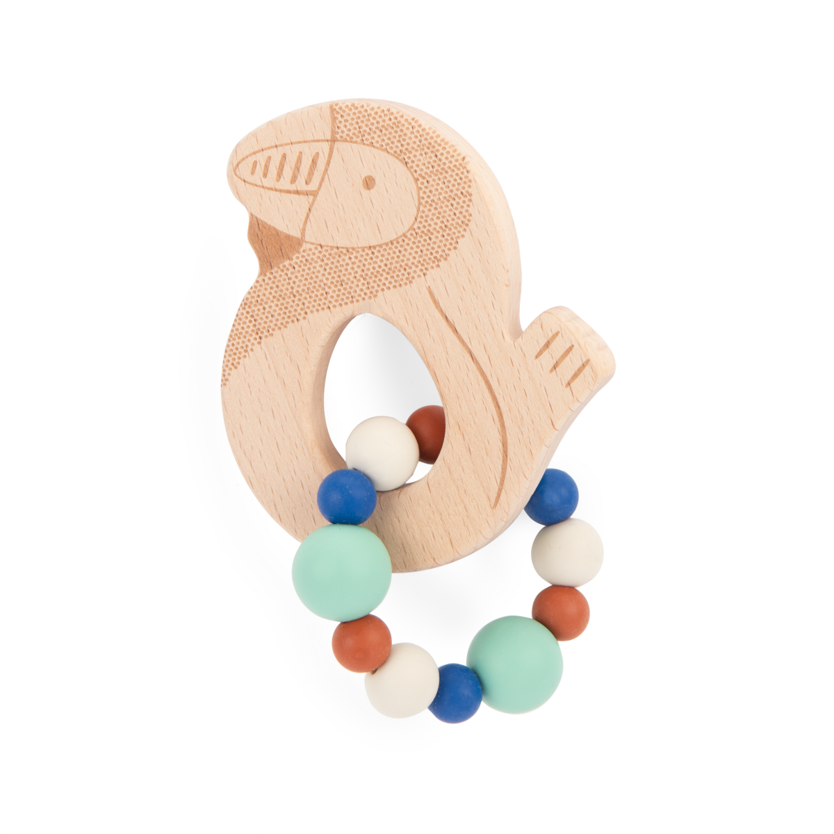 Hochet anneau de dentition La forêt Mawa Moulin Roty