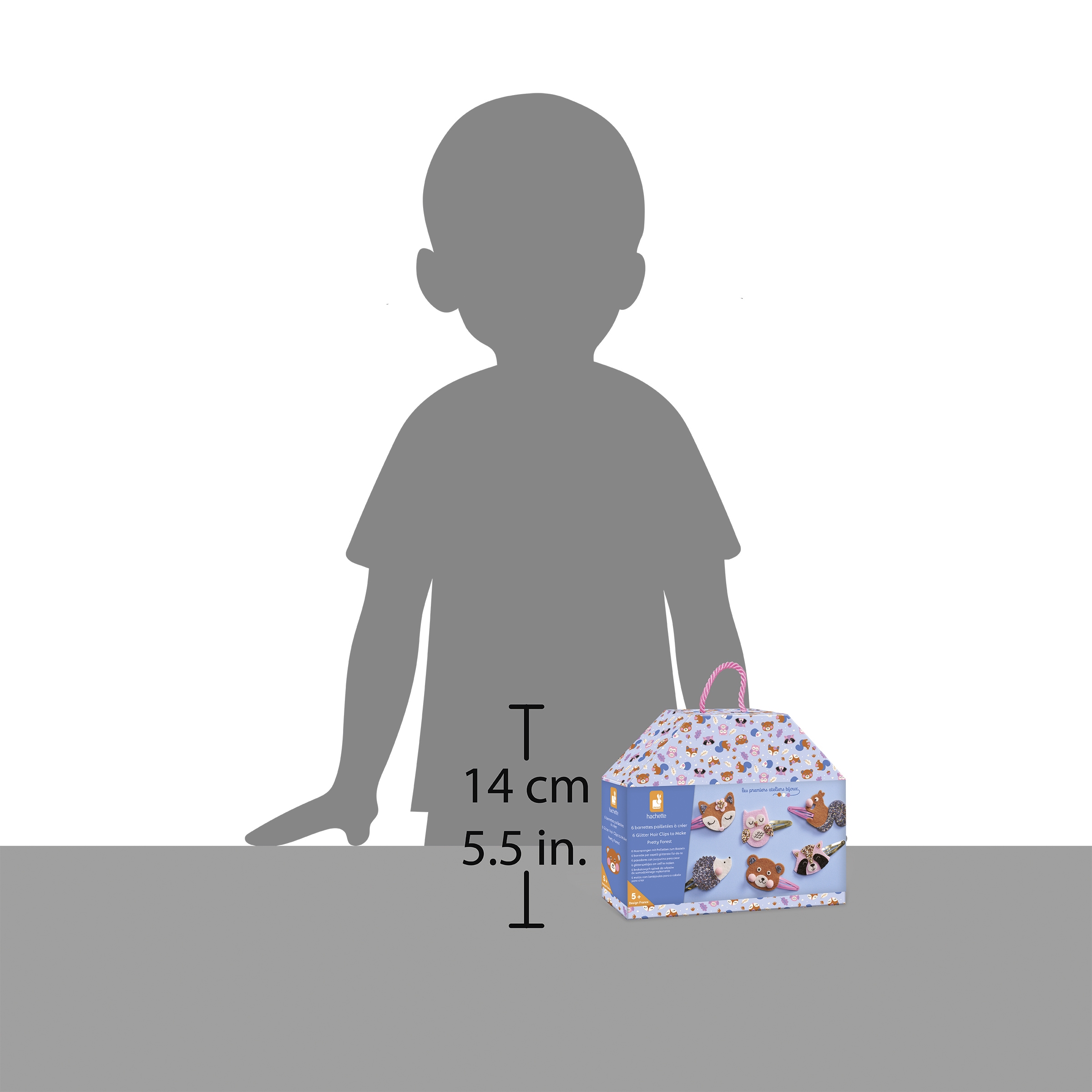 6 barrettes a creer Pretty forest Janod