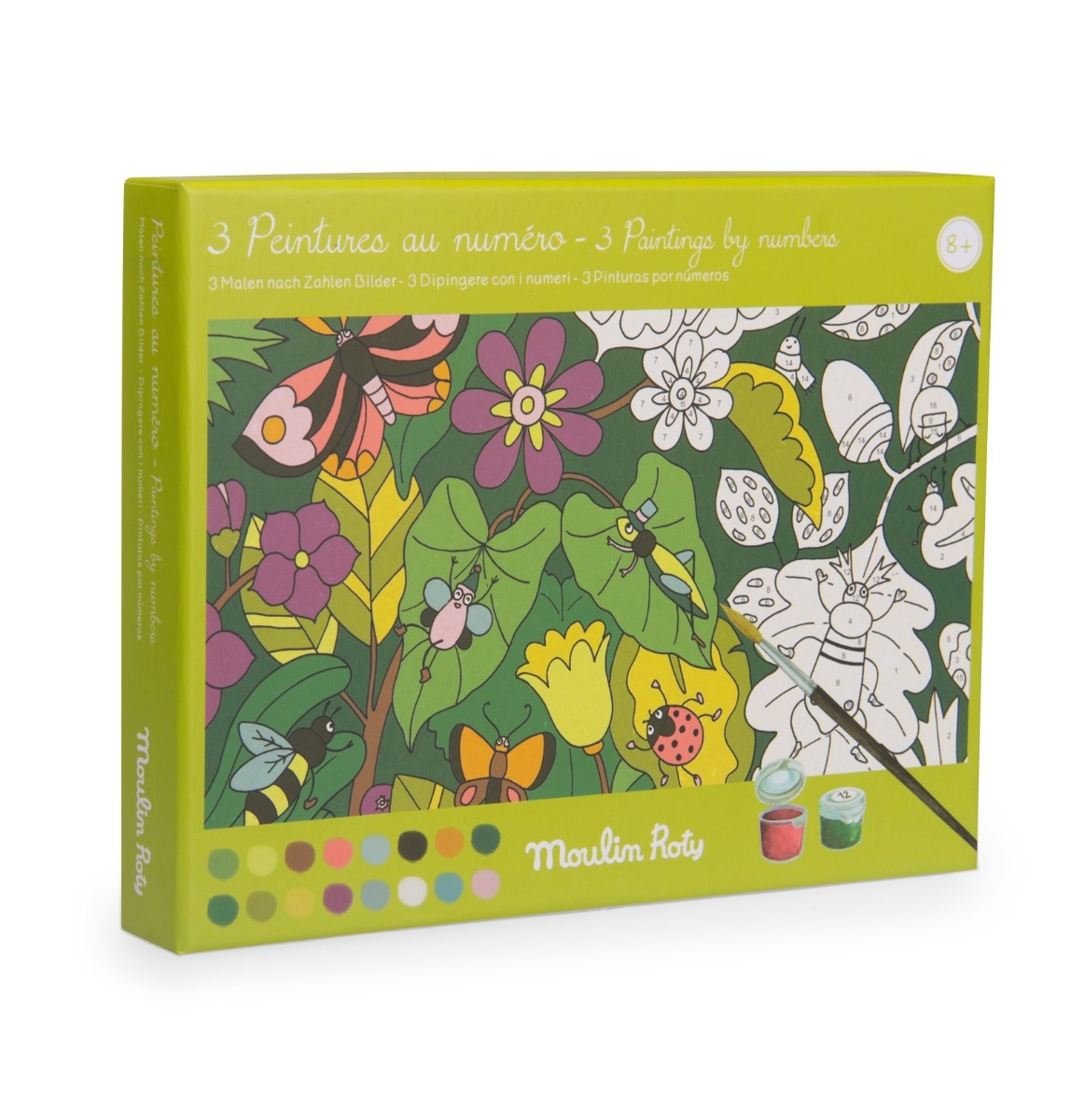 Peintures au numéro Le botaniste Le jardin du Moulin Moulin Roty