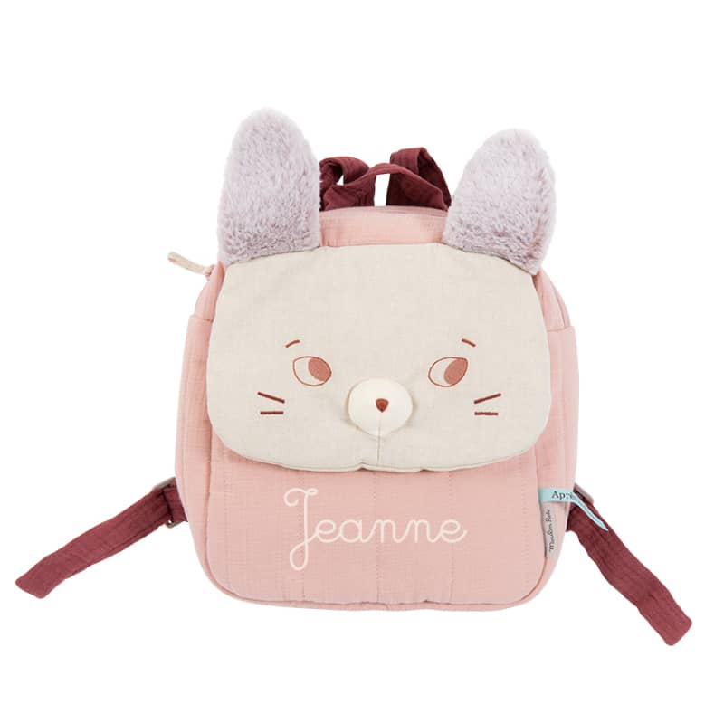 Sac a dos a broder souris Apres la pluie Moulin Roty