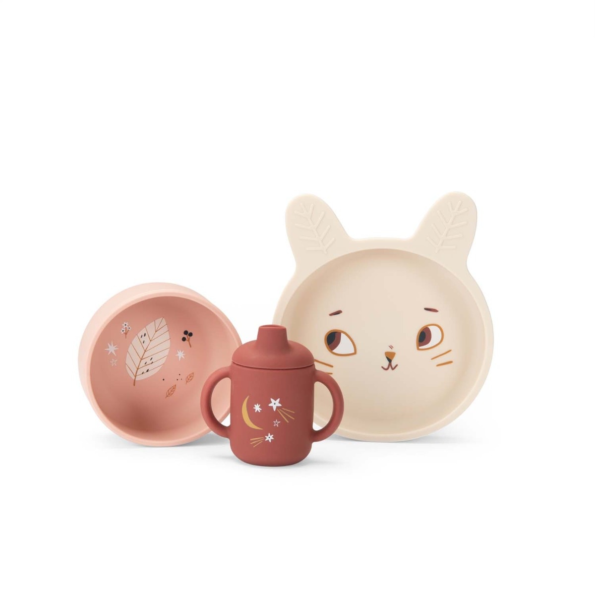 Set vaisselle silicone Après la pluie Moulin Roty