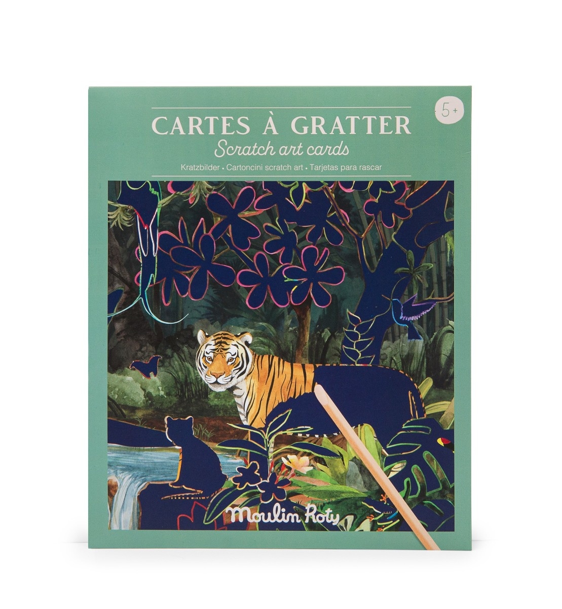 Cartes a gratter Tout autour du monde Moulin Roty