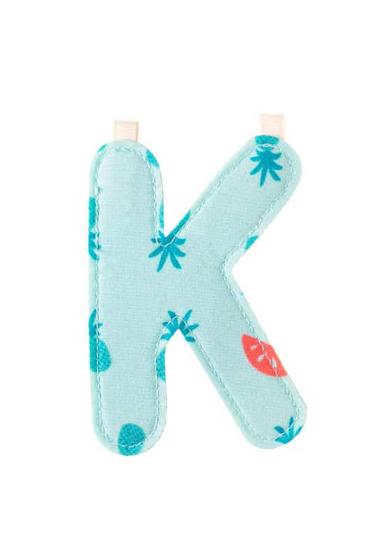 Lettre K en tissu Lilliputiens
