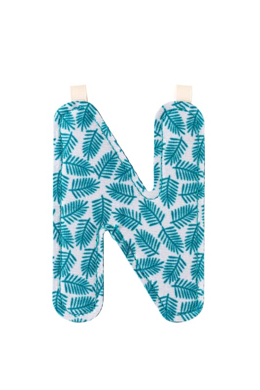 Lettre N en tissu Lilliputiens