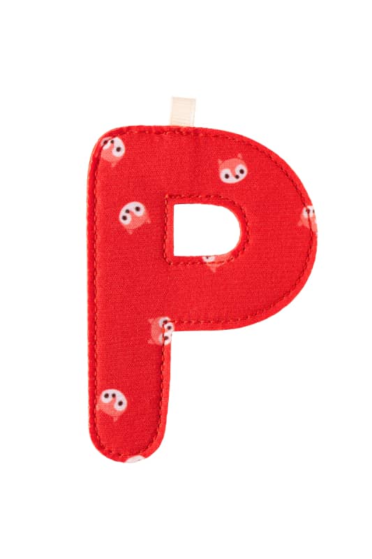Lettre P en tissu Lilliputiens