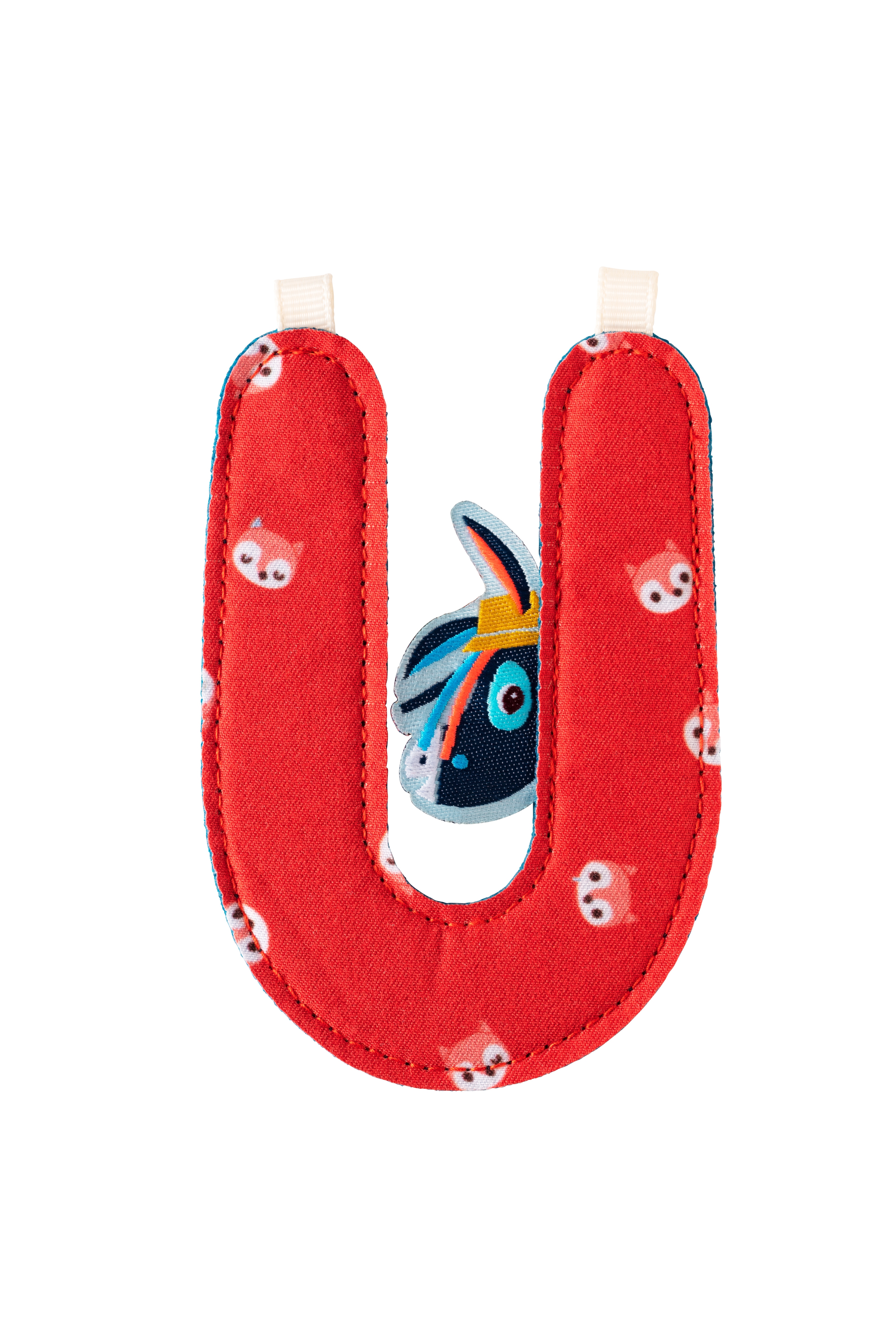 Lettre U reversible en tissu Lilliputiens