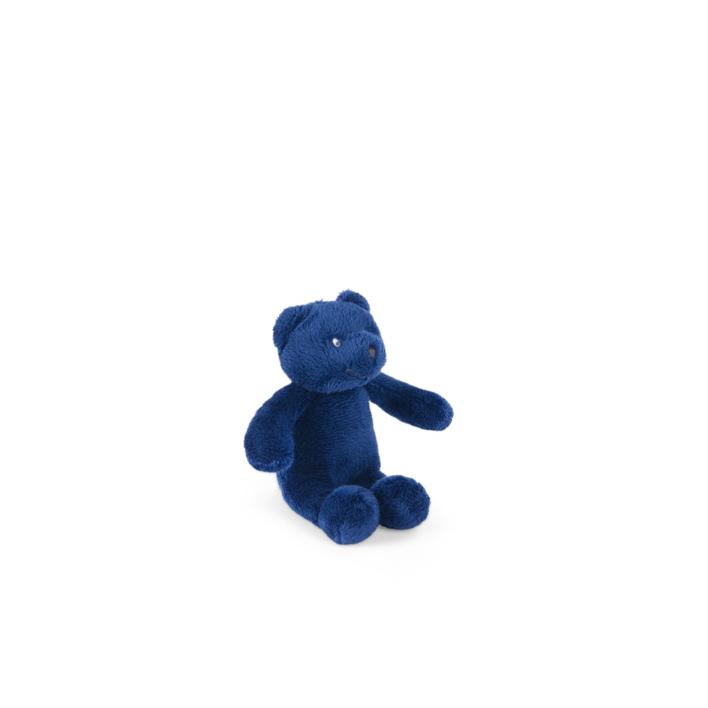 Petite peluche ours bleu marine - 10 cm Les p'tits doudous de l'hôpital