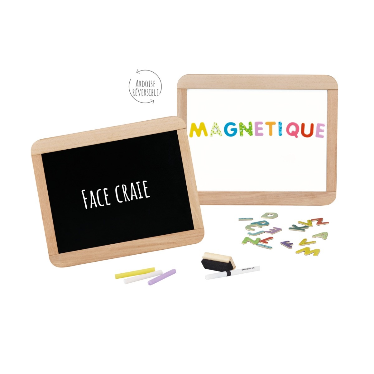 Ardoise d'écolier en bois Jeujura