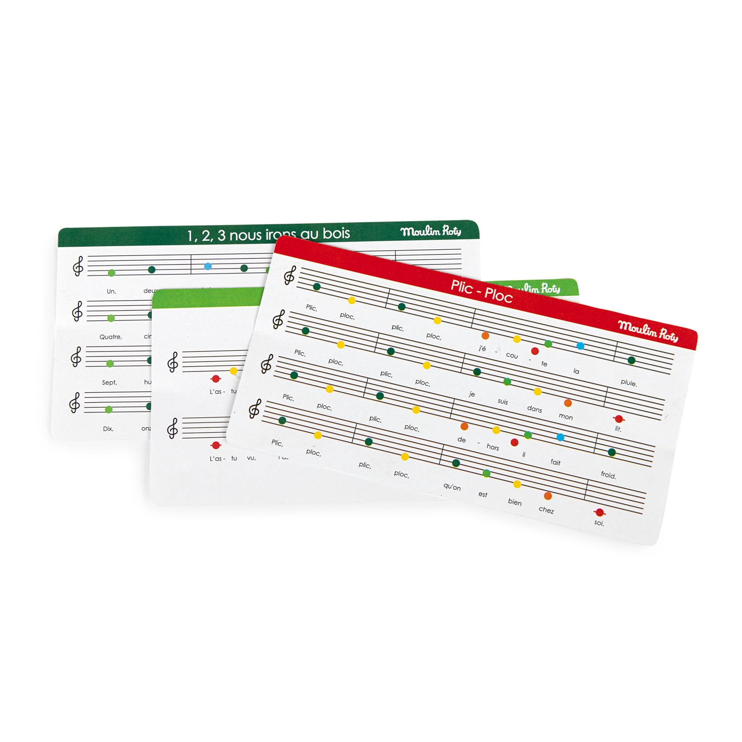 8 clochettes musicales Les Popipop Moulin Roty