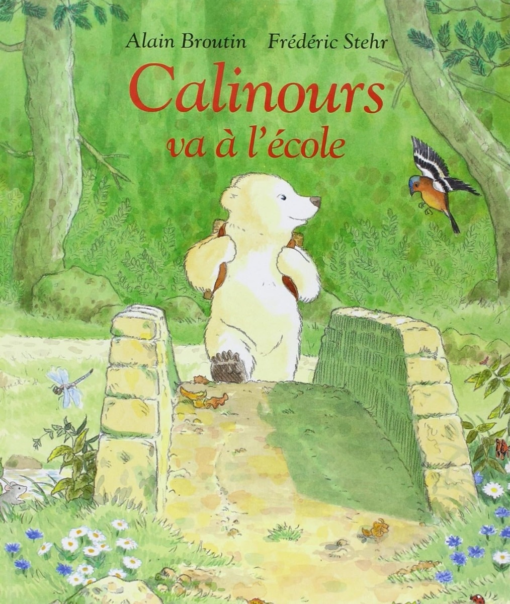 Livre Calinours va a l'ecole de Stehr et Broutin Ecole des Loisirs