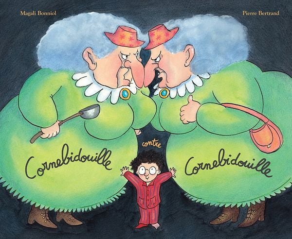 Livre Cornebidouille contre Cornebidouille de Debonniol et Bertrand Ecole des Loisirs